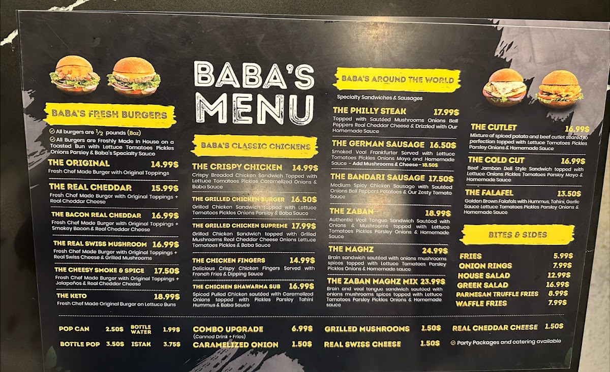 Baba's Burgers ,Sandwiches - 1