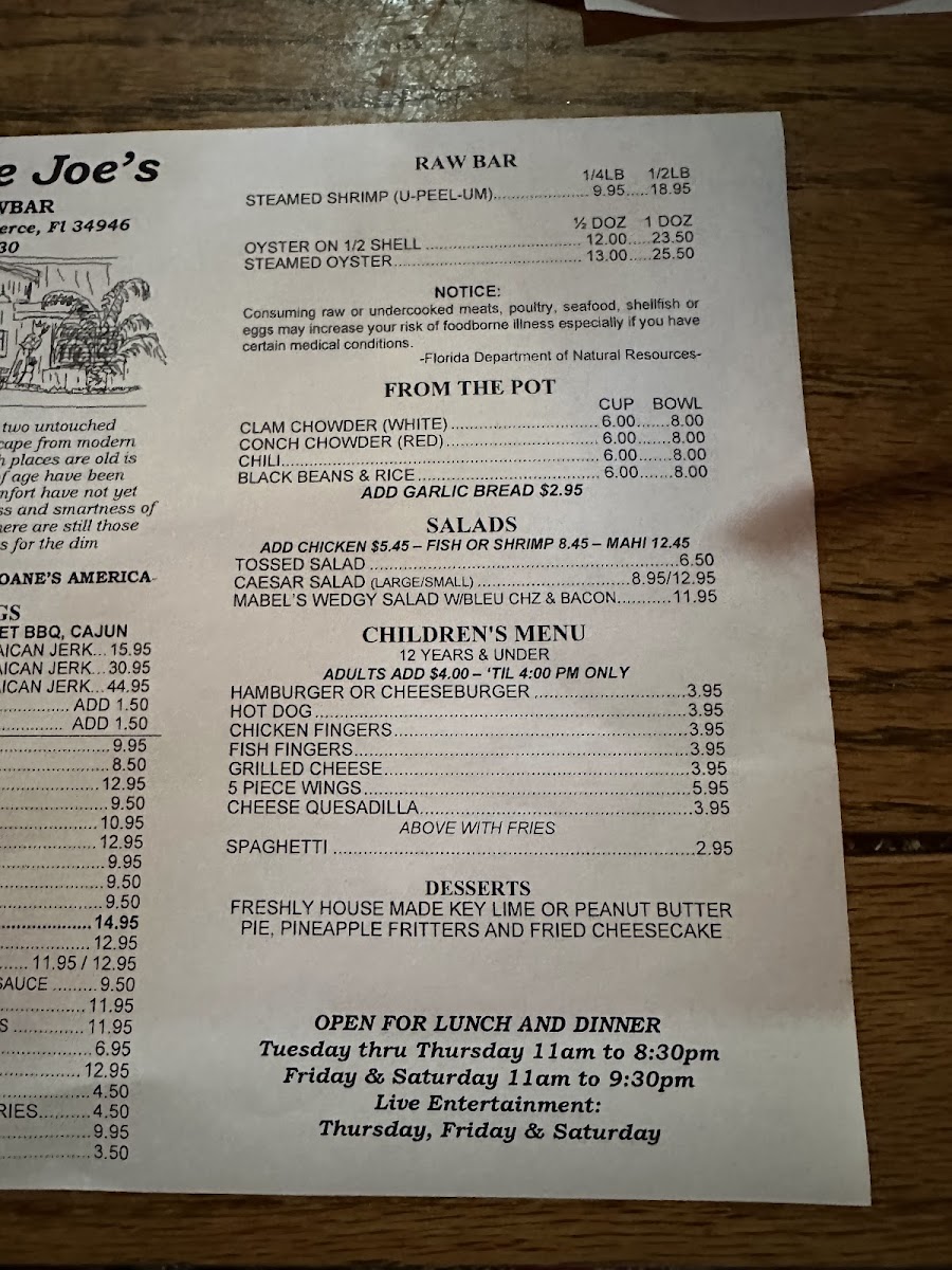 Pineapple Joe's Grill & Raw Bar - 2