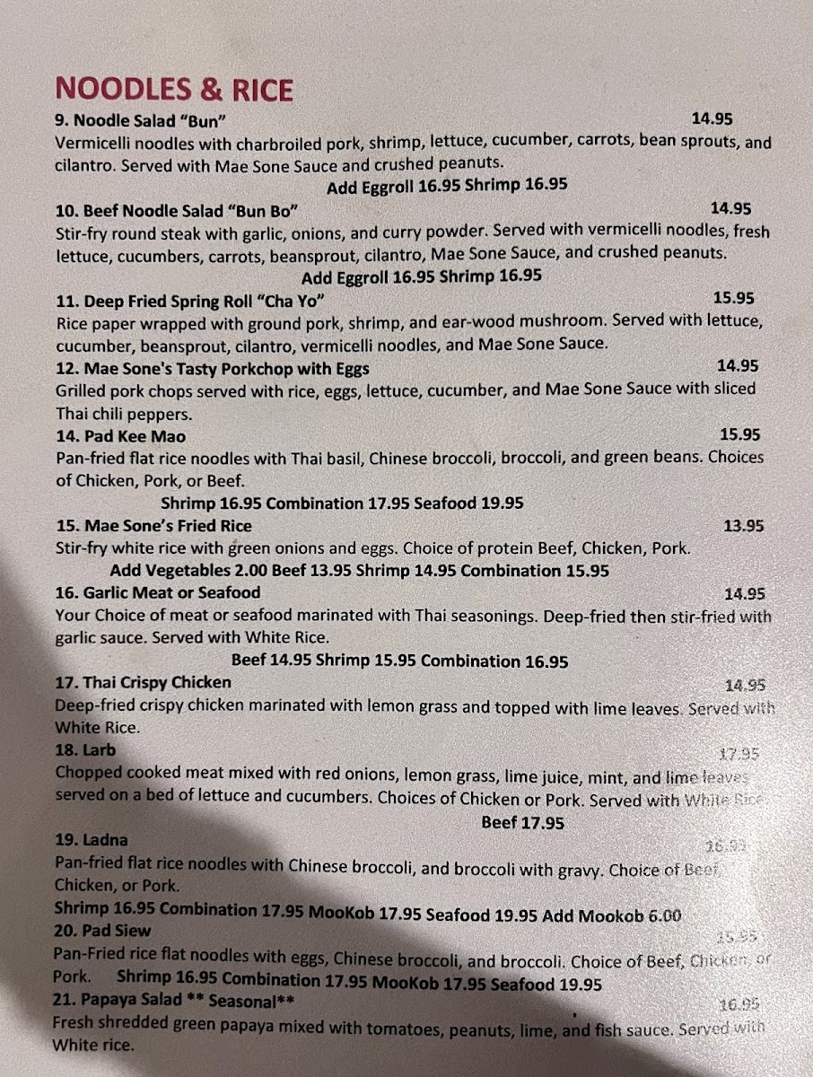 Mae Sone Noodle House - 2