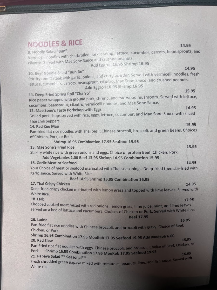 Mae Sone Noodle House - 9