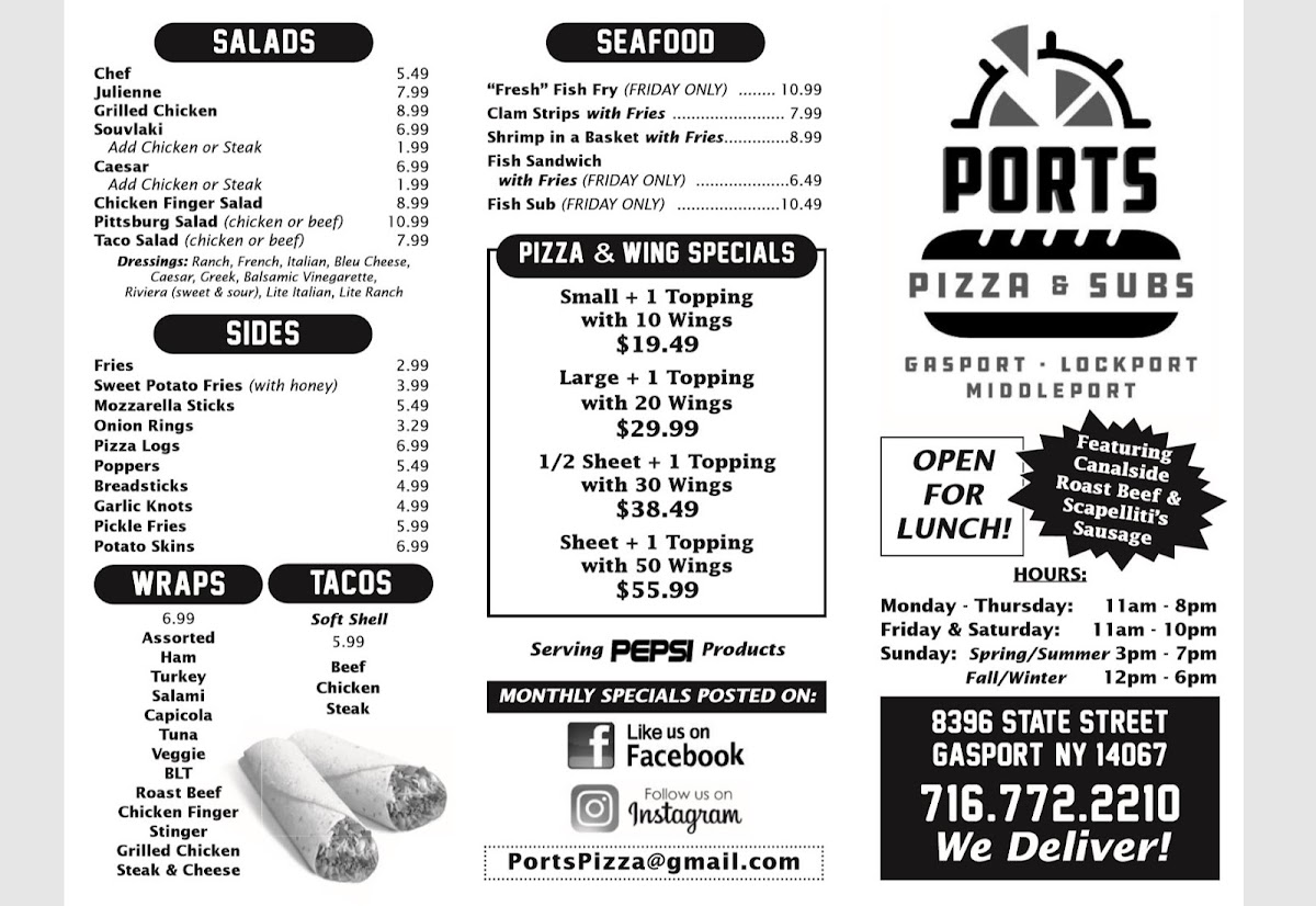 Ports Pizza & Subs - 6