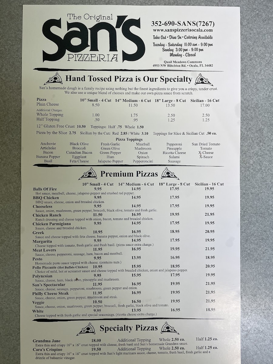 San's (New York Style) Pizza and Restaurant - 5