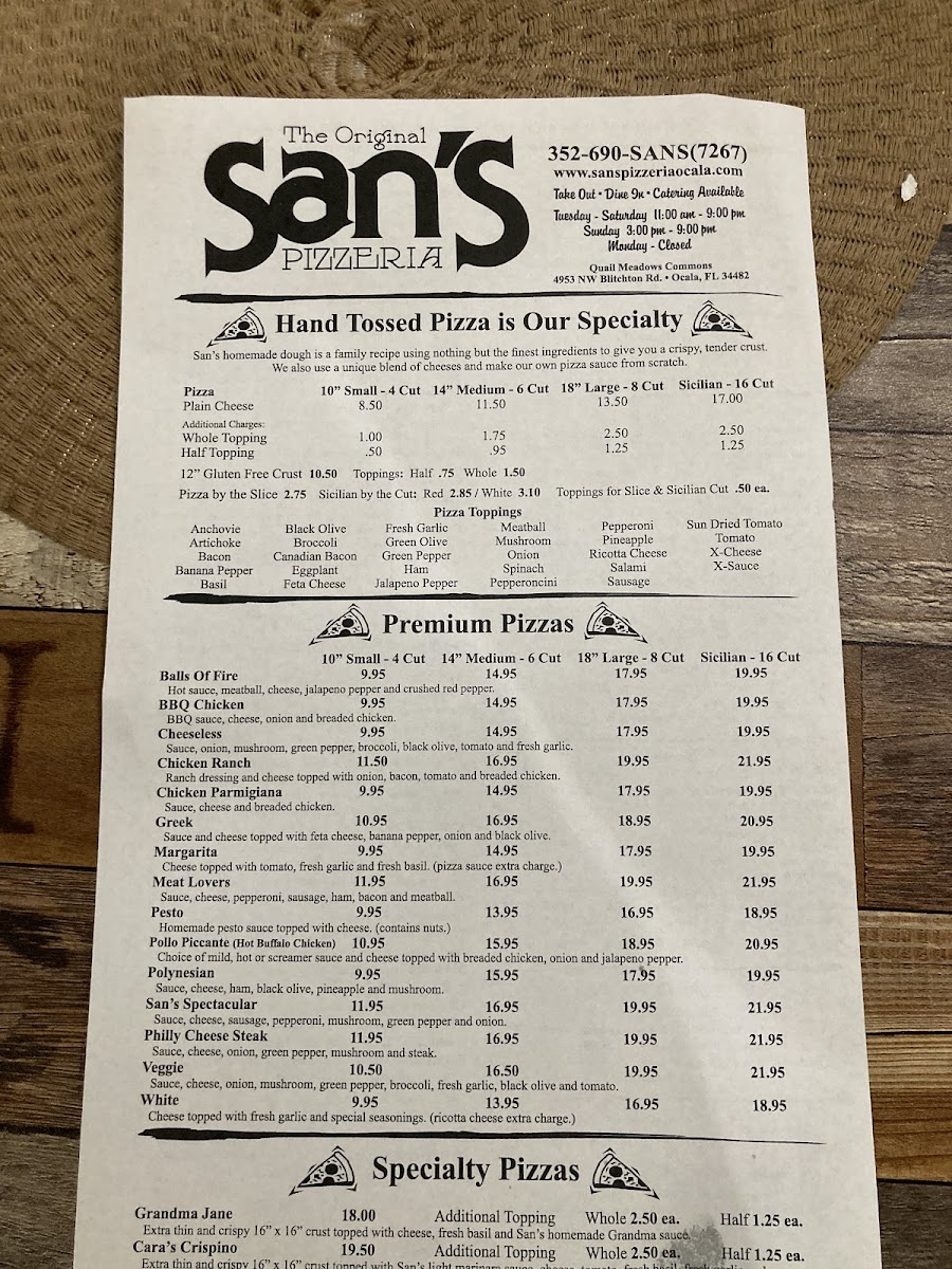 San's (New York Style) Pizza and Restaurant - 7