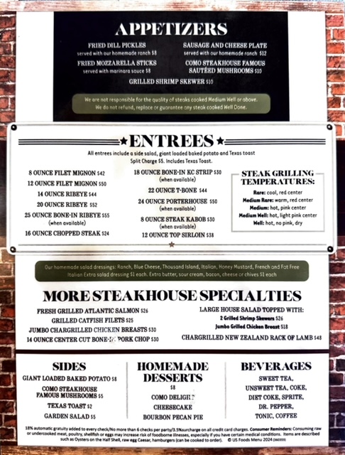 The Como Steakhouse - 1