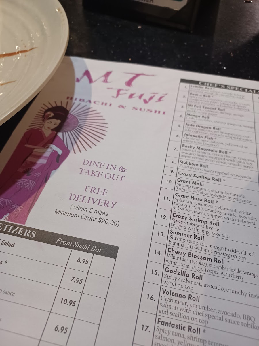 Mt Fuji Hibachi & Sushi - 6