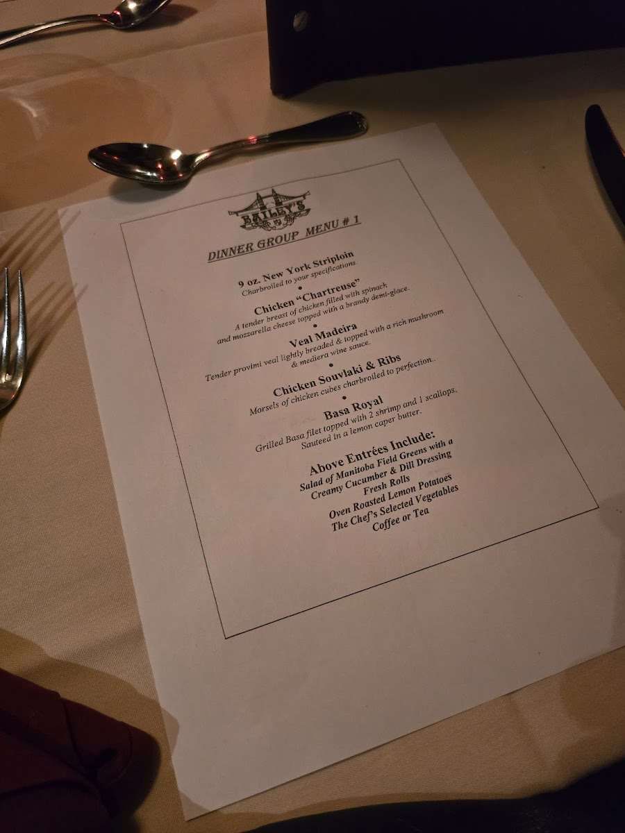 Bailey's Restaurant - 1