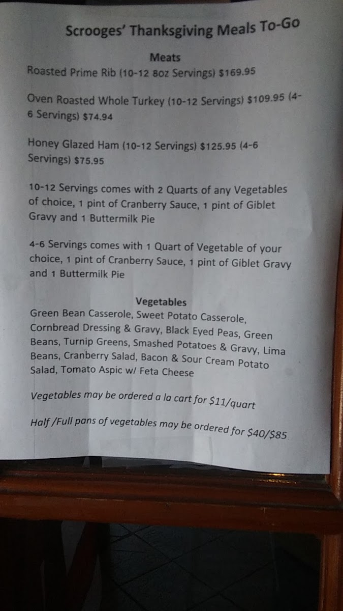 Scrooge's Fine Foods & Drink - 9