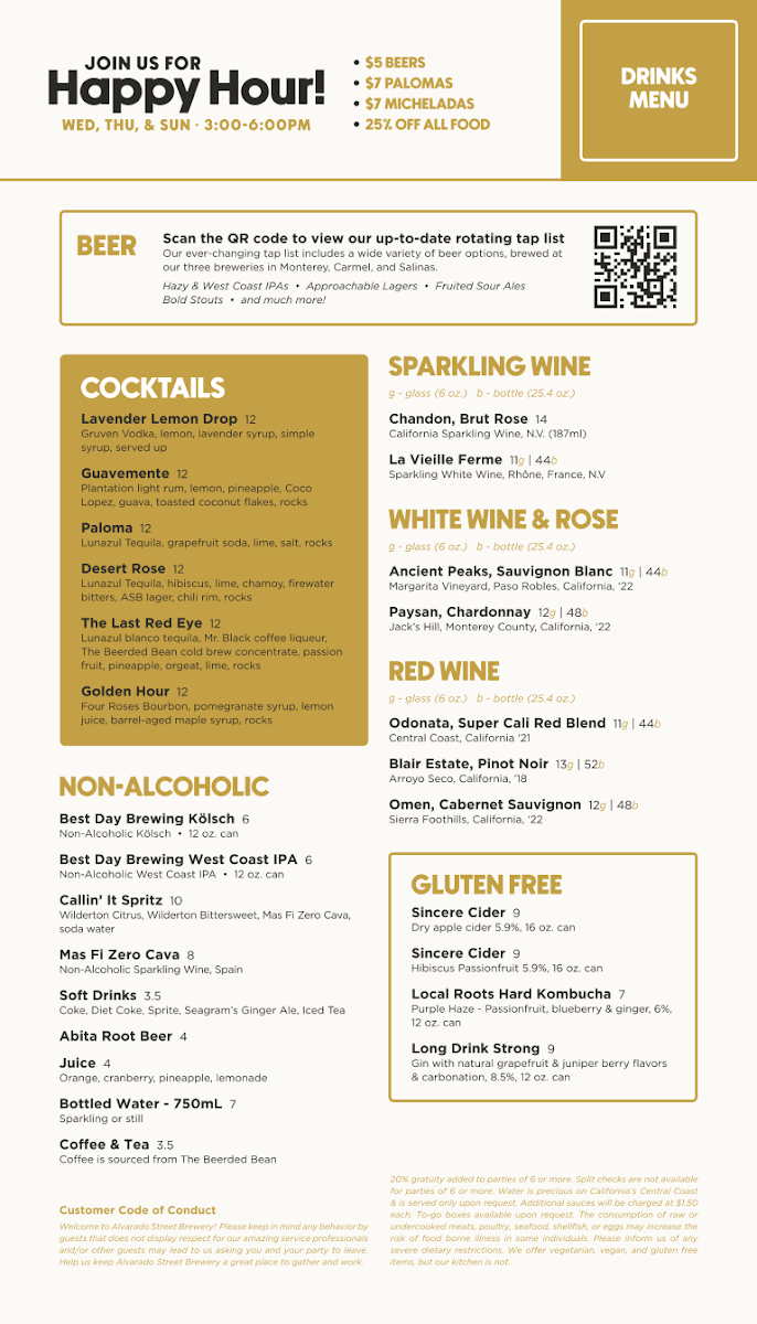 Alvarado Street Brewery Taproom - 1