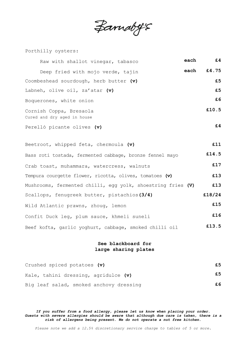 Barnaby's Padstow - 1