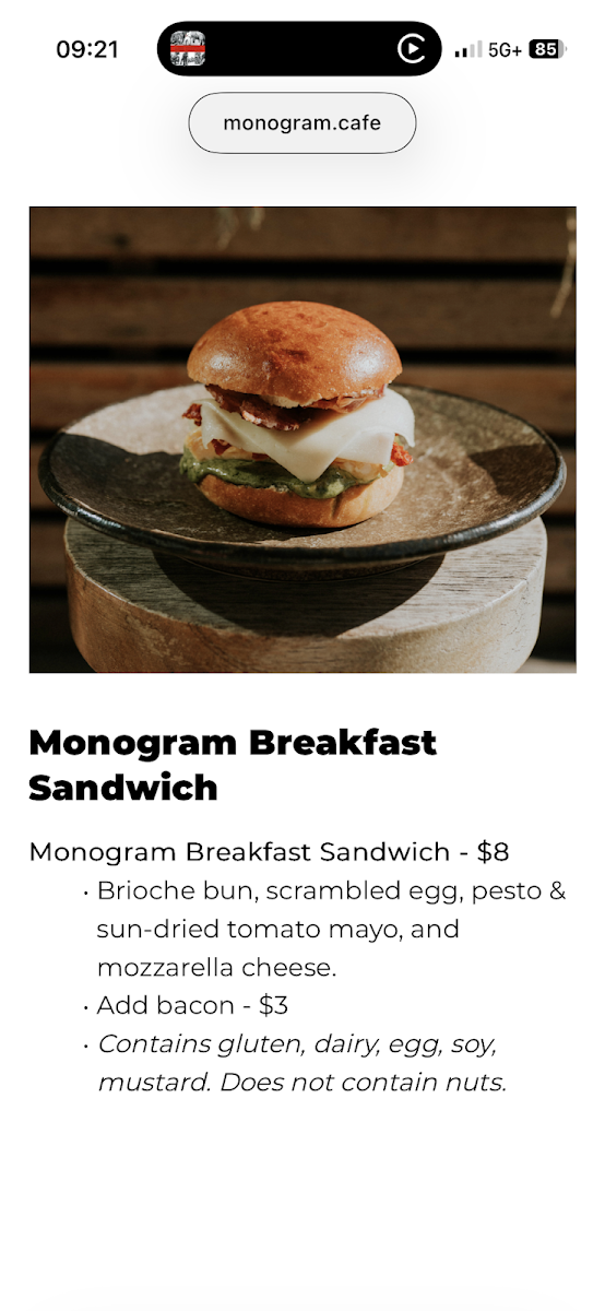 Monogram Coffee - 10