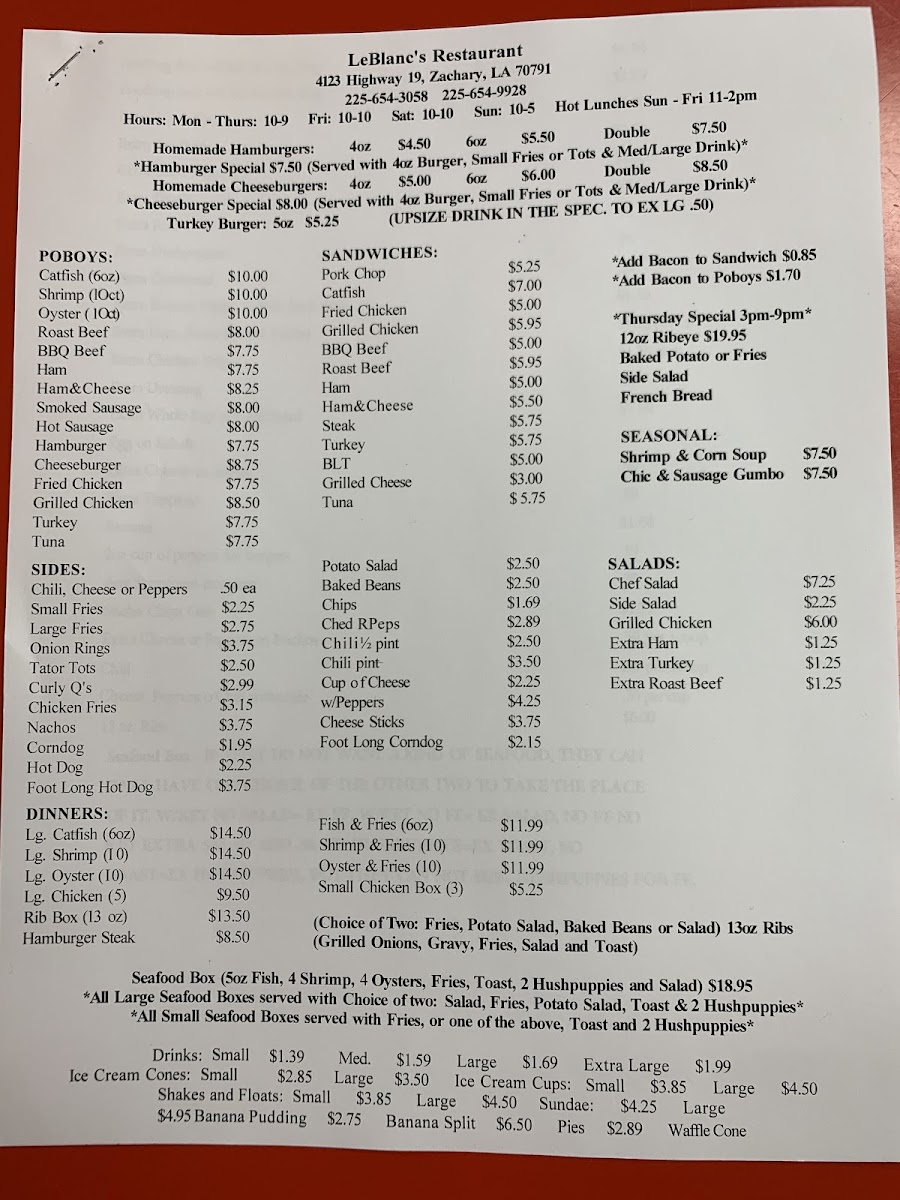 Le Blanc's Drive Inn - 6