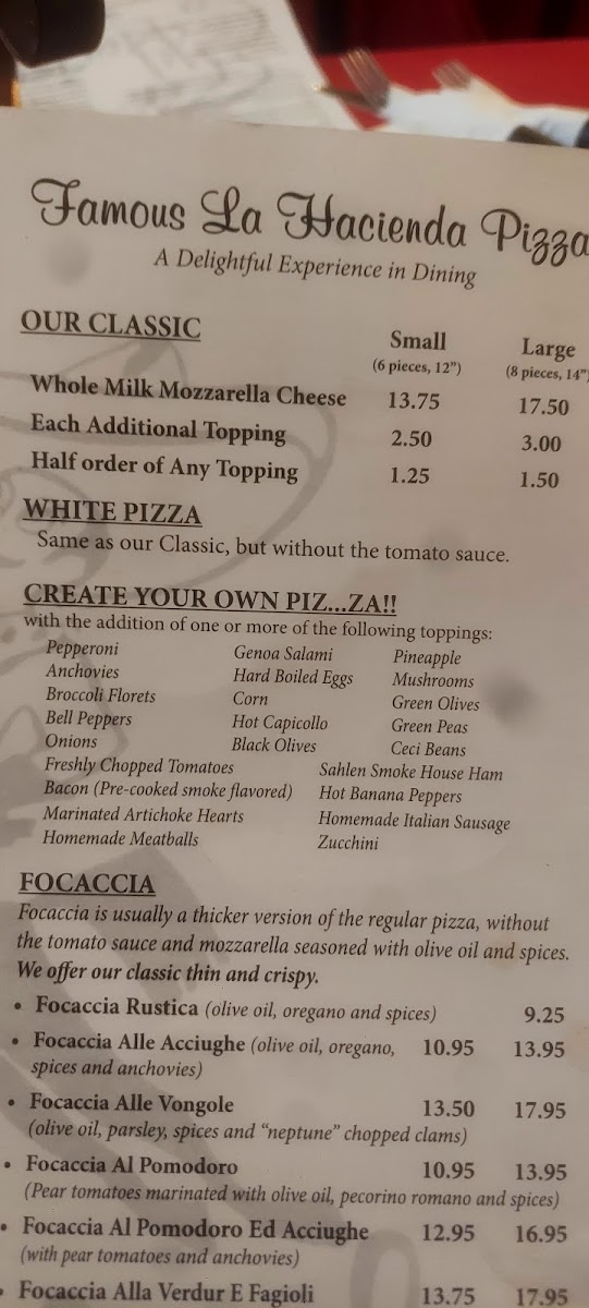 La Hacienda Ristorante and Pizzeria - 10