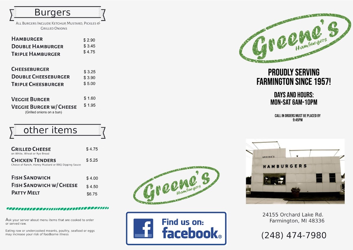Greene's Hamburgers - 2