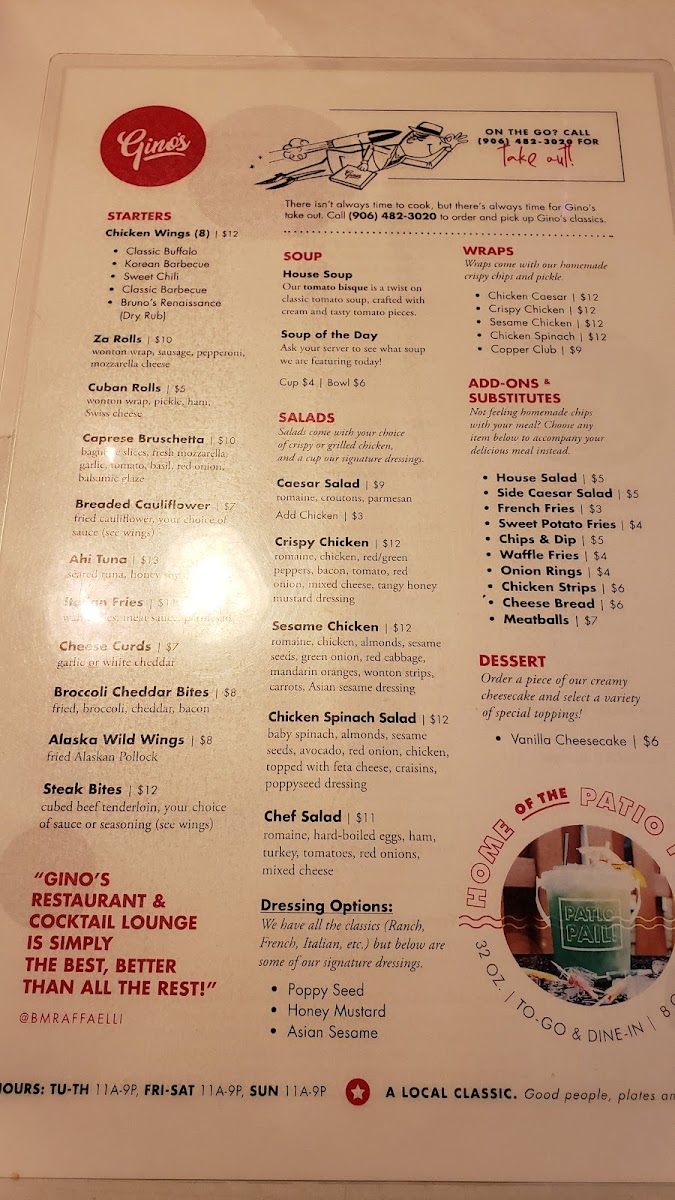 Gino’s Restaurant & Cocktail Lounge - 3