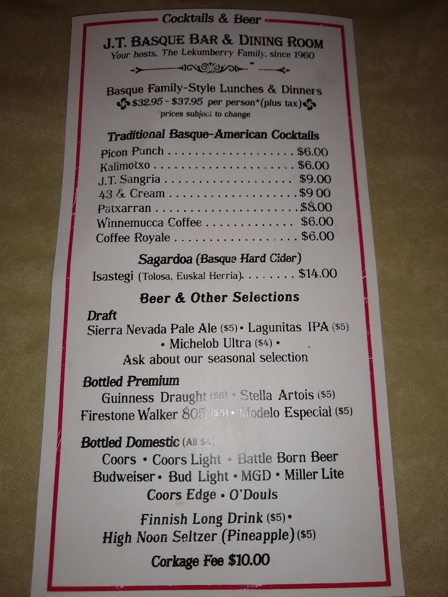 J T Basque Bar & Dining Room - 8