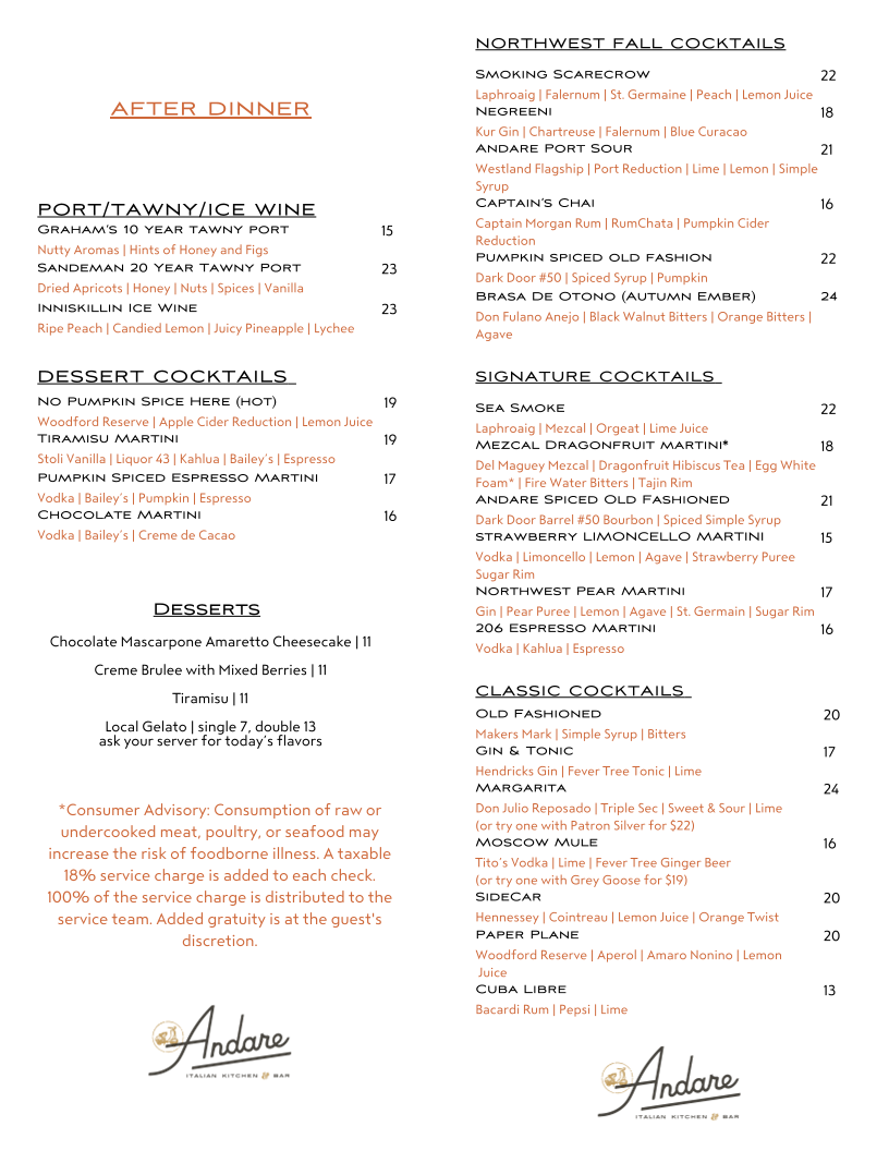 Andare Kitchen & Bar - 1