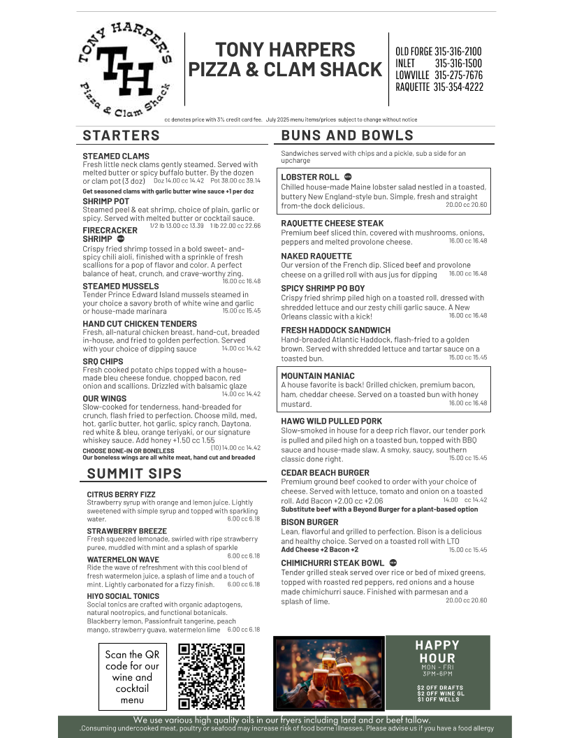 Tony Harper's Pizza & Clam Shack - 2