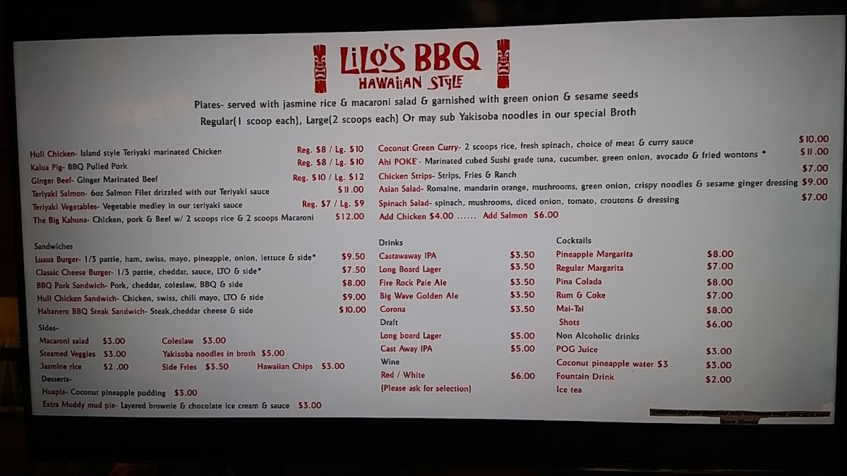 Lilo's Hawaiian BBQ The Dalles - 8