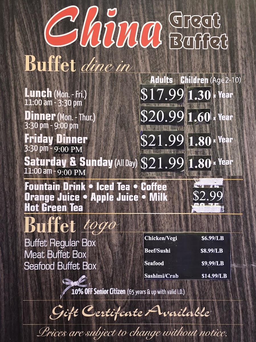 China Great Buffet - 4