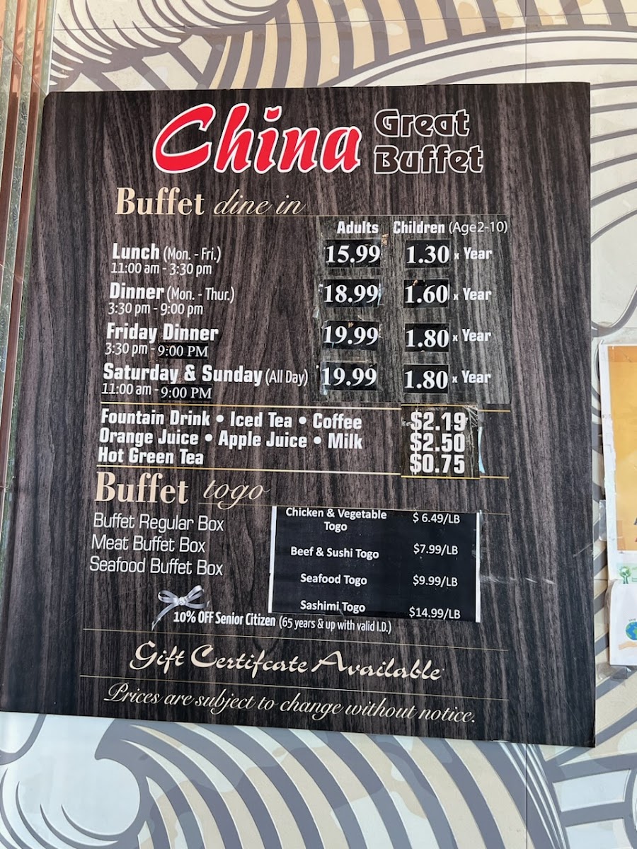 China Great Buffet - 5