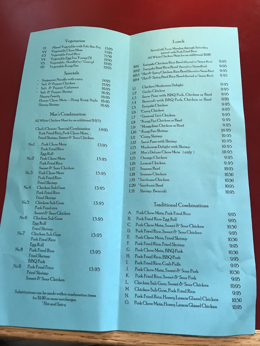 Mar's Chinese Cuisine - 8