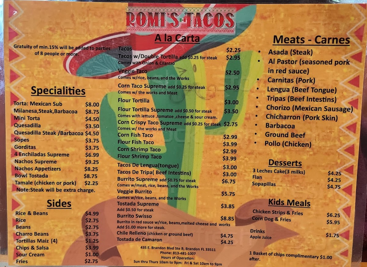 Romi's Tacos - 1