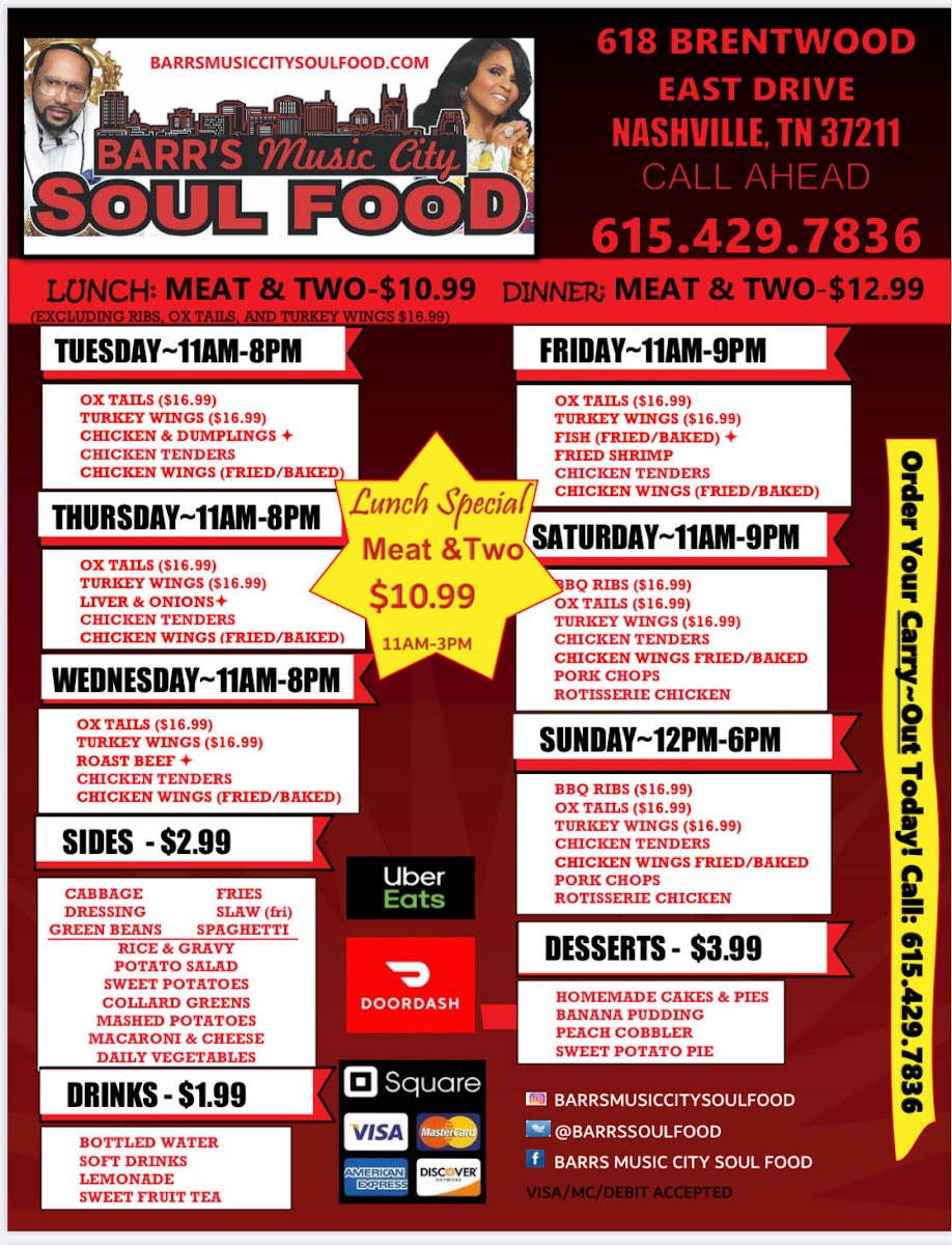 Barr's Music City Soul Food - 1
