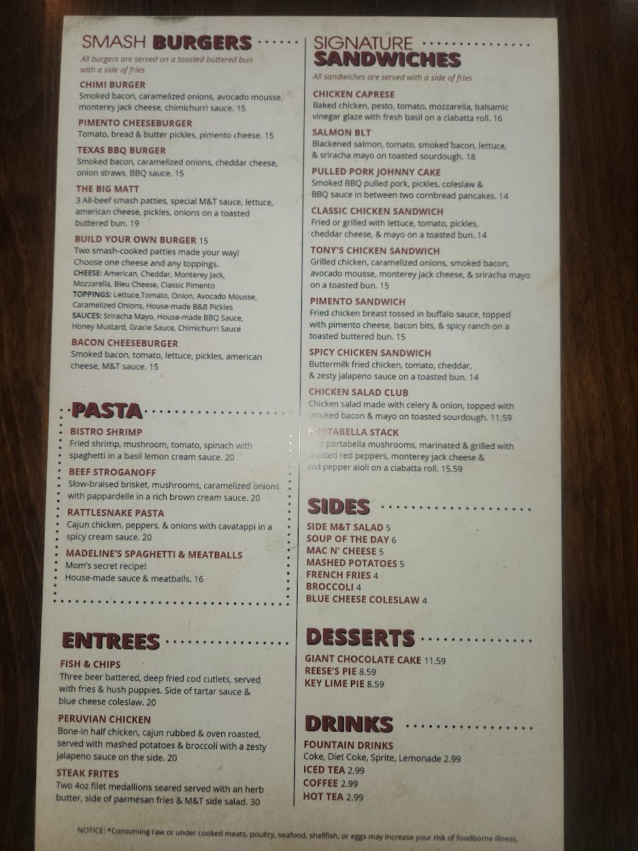 Matt and Tony's Kitchen x Tavern - 1