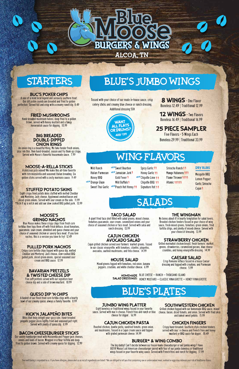 Blue Moose Burgers & Wings - 1