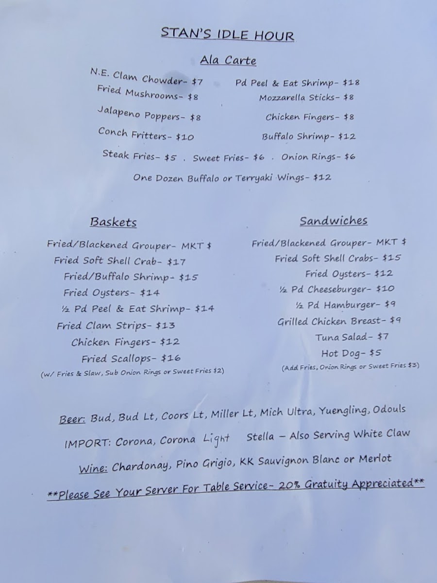 Stan's Idle Hour Seafood Restaurant - 3