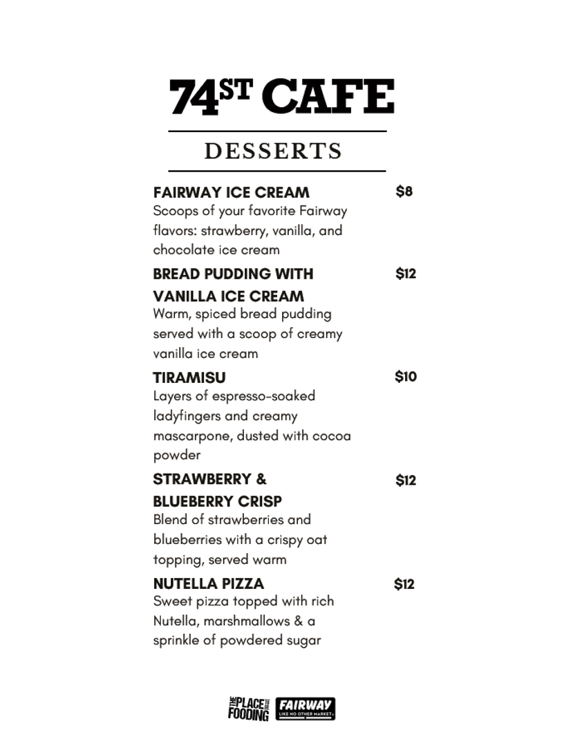 Fairway 74th Street Cafe - 4