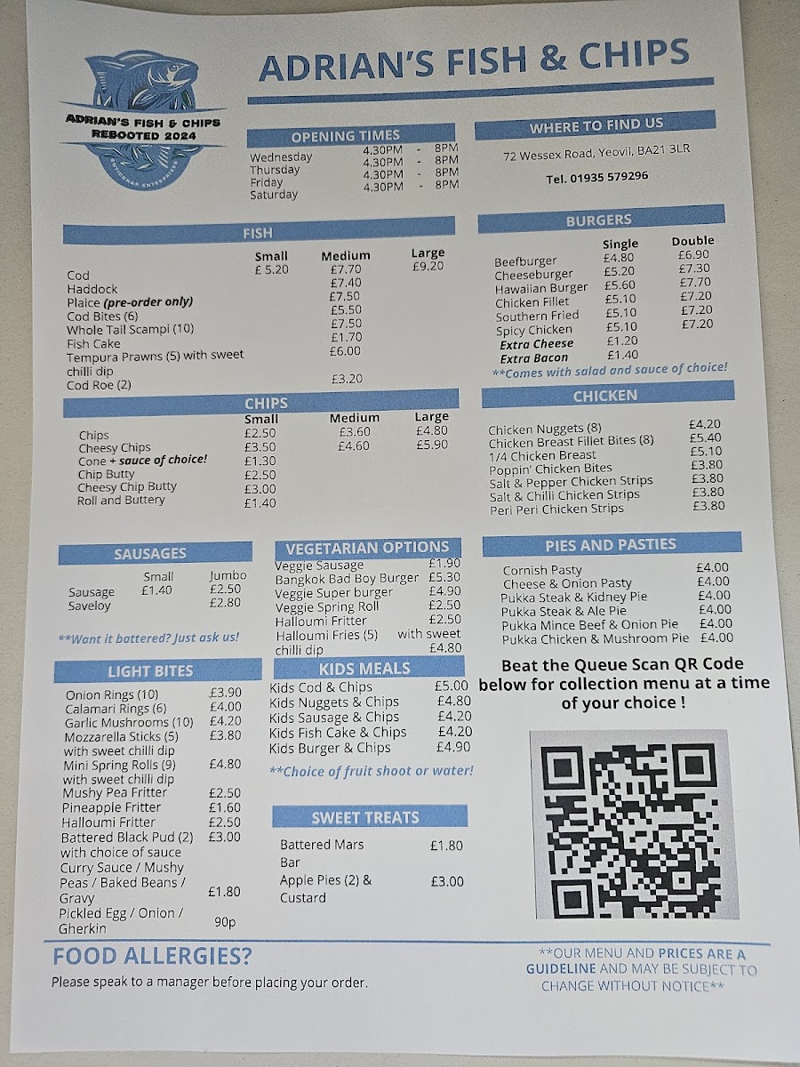 Adrians Fish & Chip Shop - 1