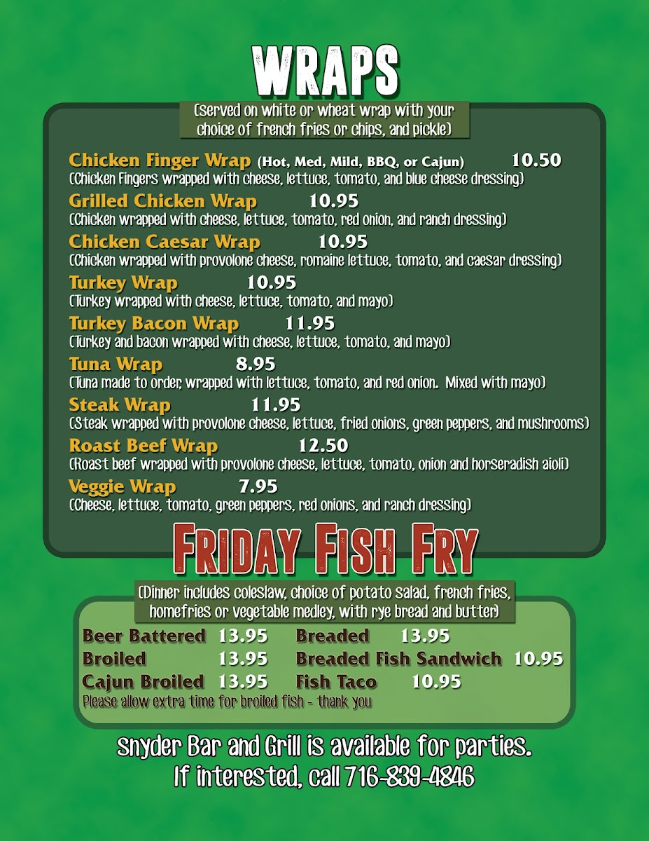 Snyder Bar and Grill - 6