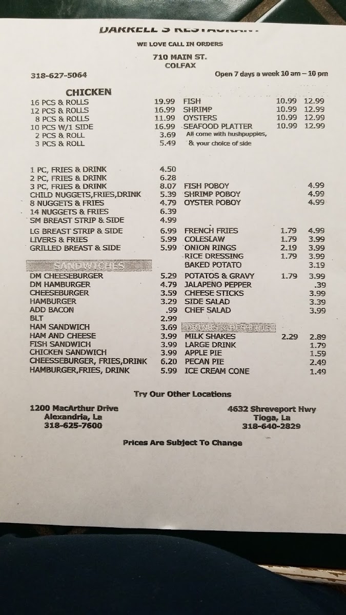 Darrell's Restaurant - 1