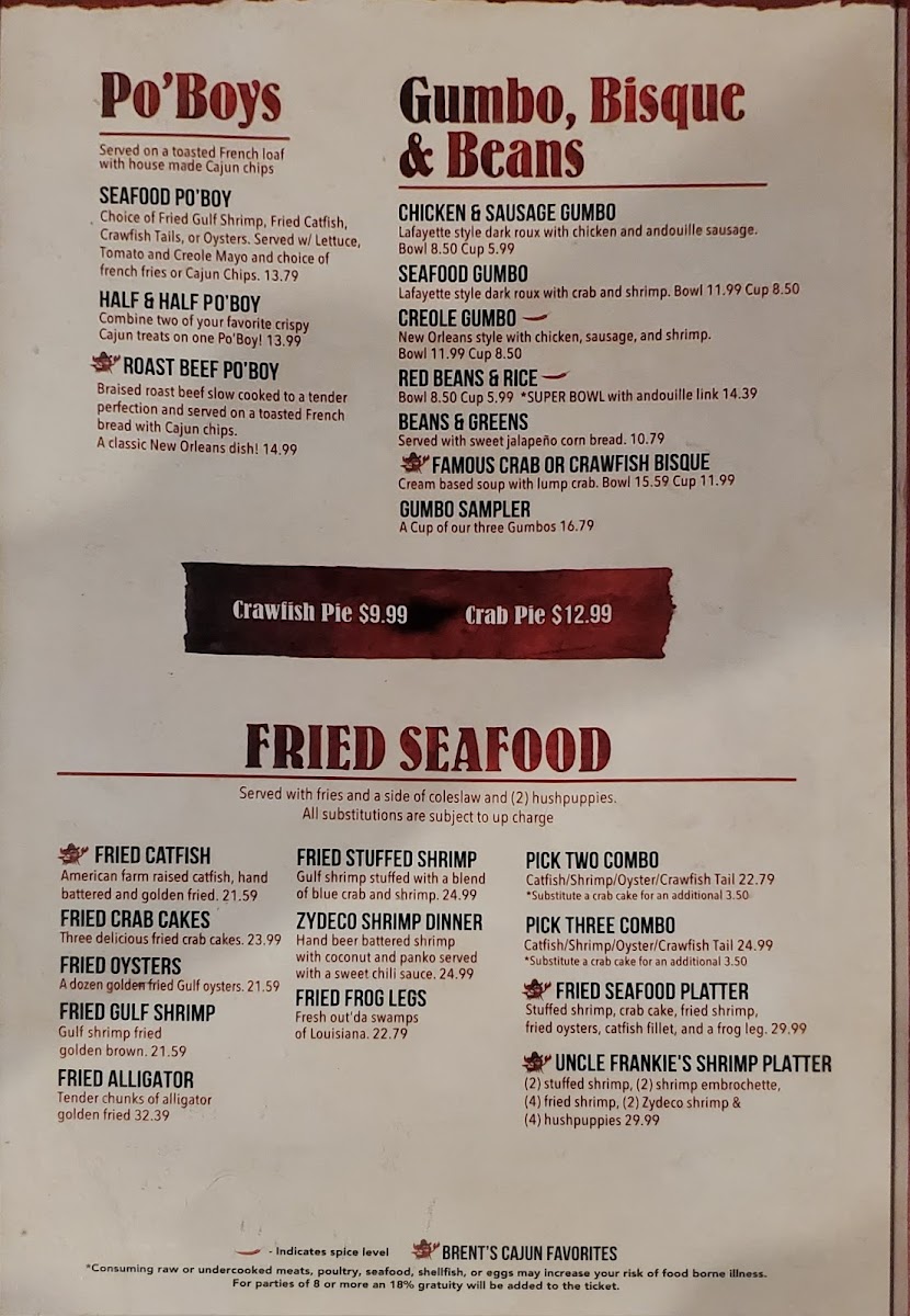 Brent's Cajun Seafood And Oyster Bar - 4