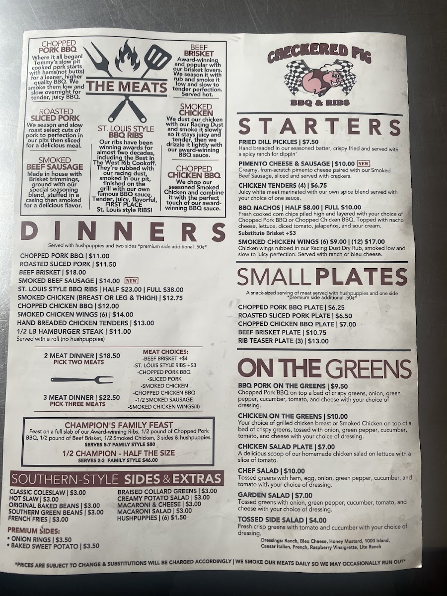 Checkered Pig BBQ & Ribs - 6