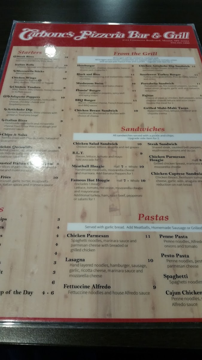 Carbone's Pizzeria Bar & Grill Mound - 4