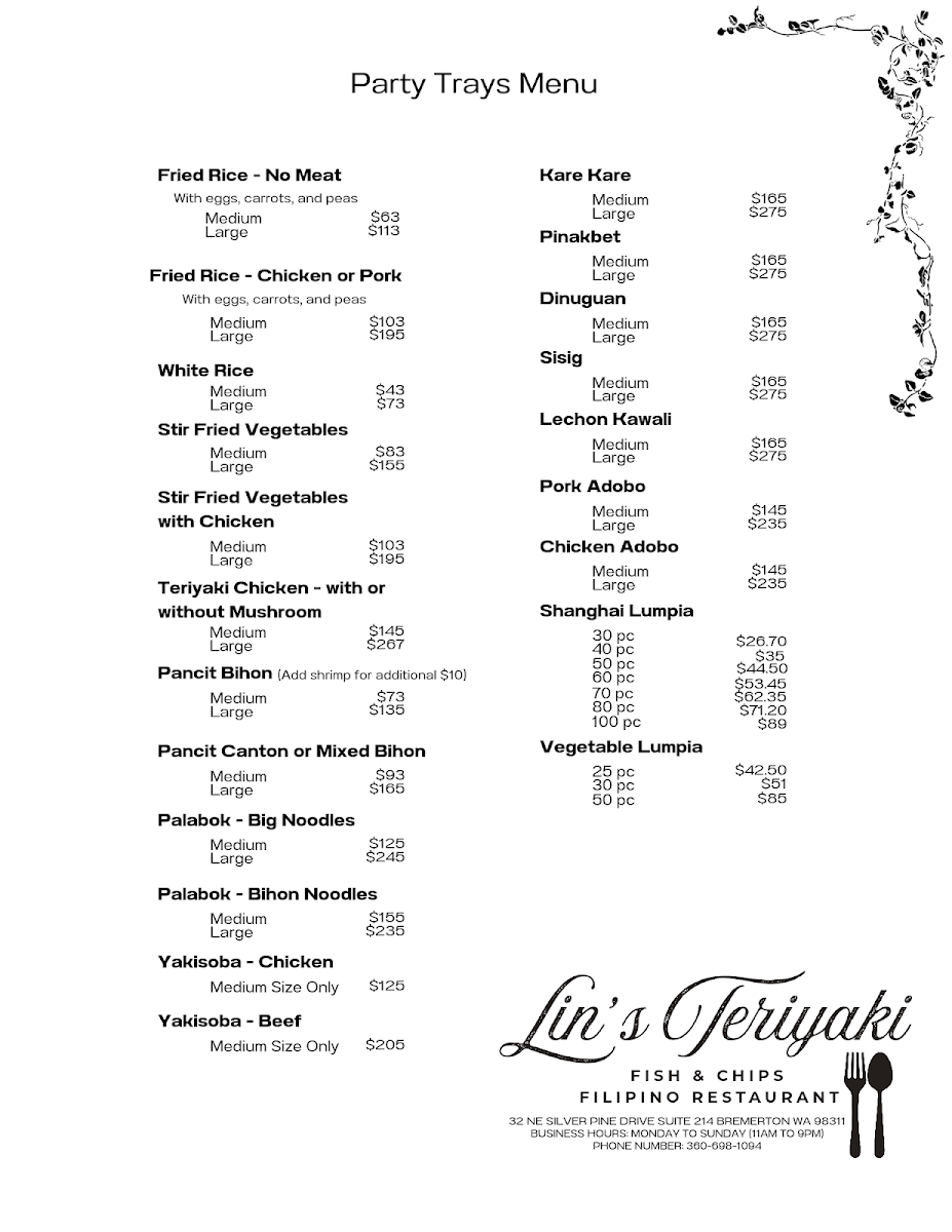 Lin's Teriyaki Fish & Chips - 1