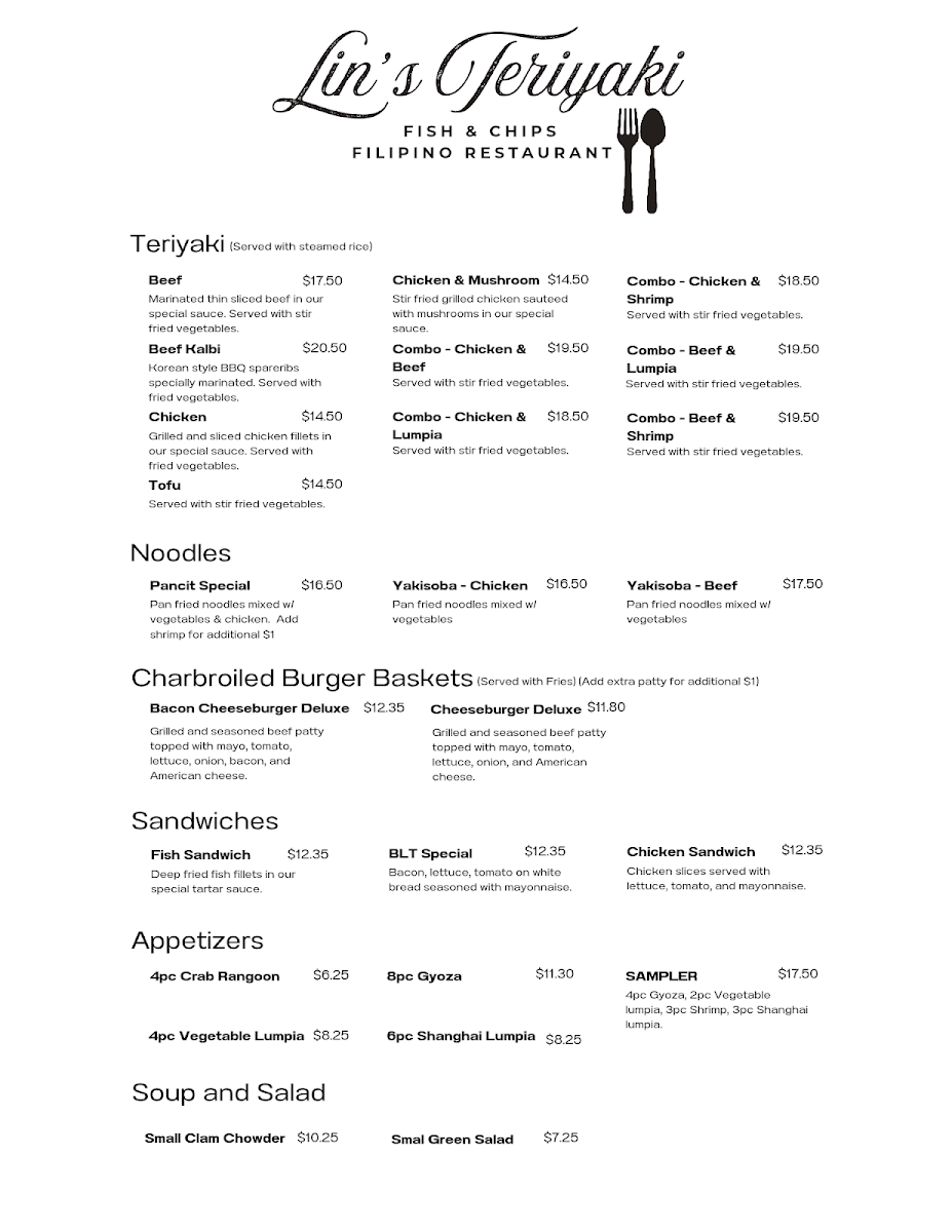 Lin's Teriyaki Fish & Chips - 3