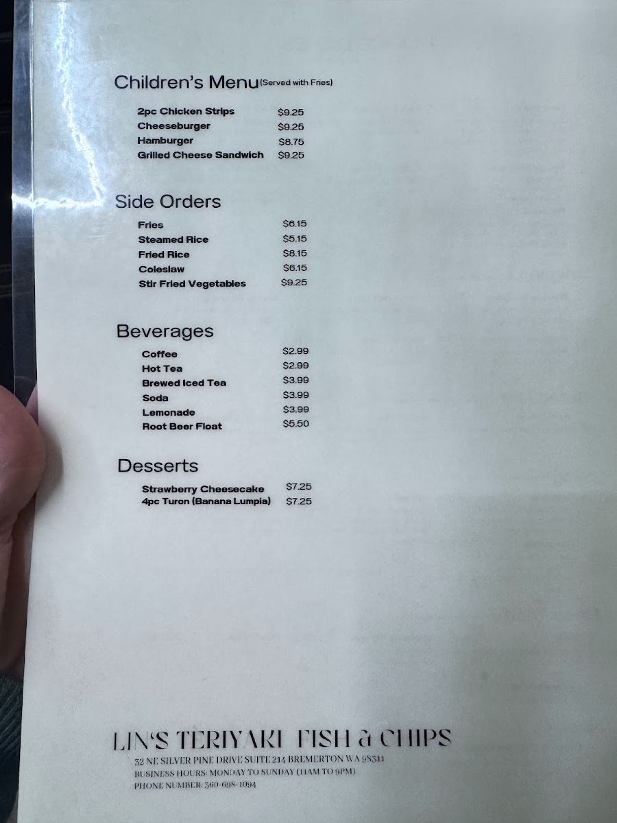 Lin's Teriyaki Fish & Chips - 9