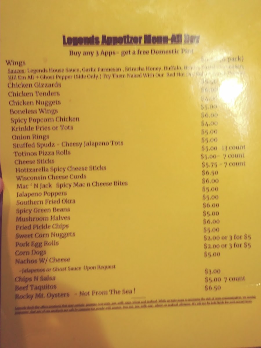 Legends Brews & Cues - 1