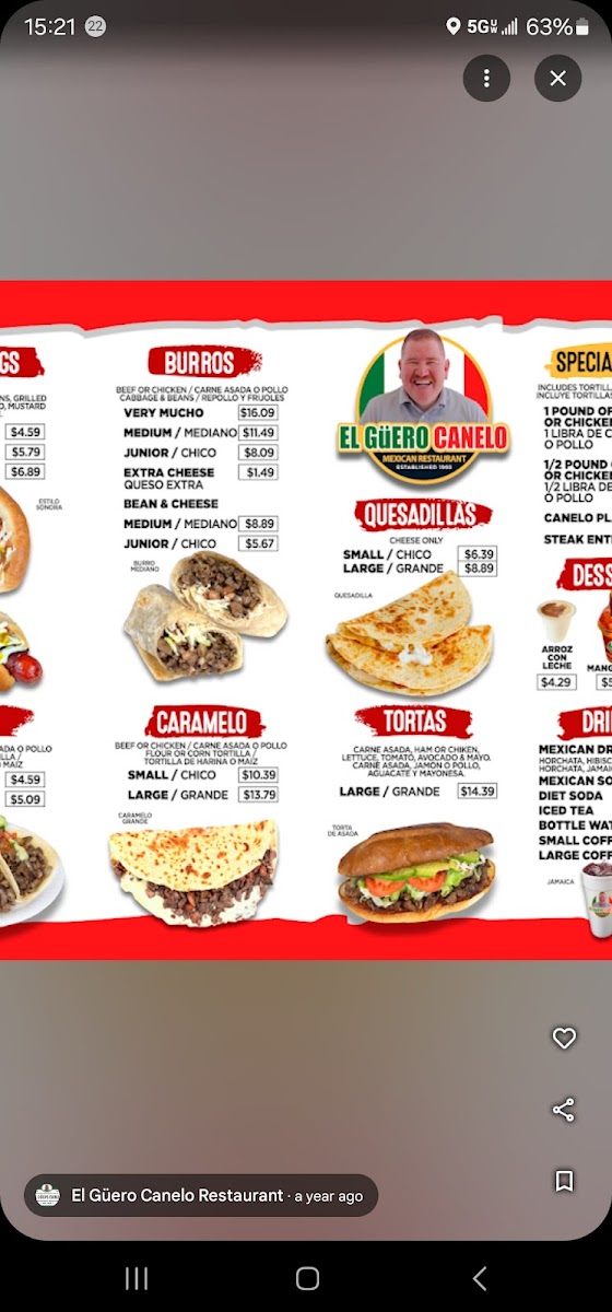 El Güero Canelo Restaurant - 4