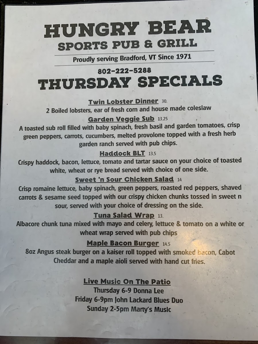 Hungry Bear Pub & Grill - 5