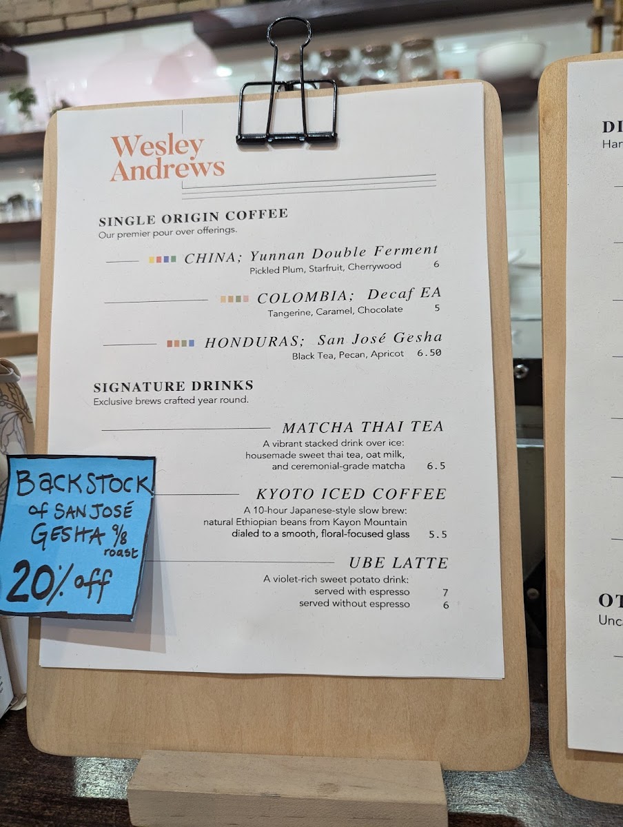 Wesley Andrews Coffee & Tea - 7