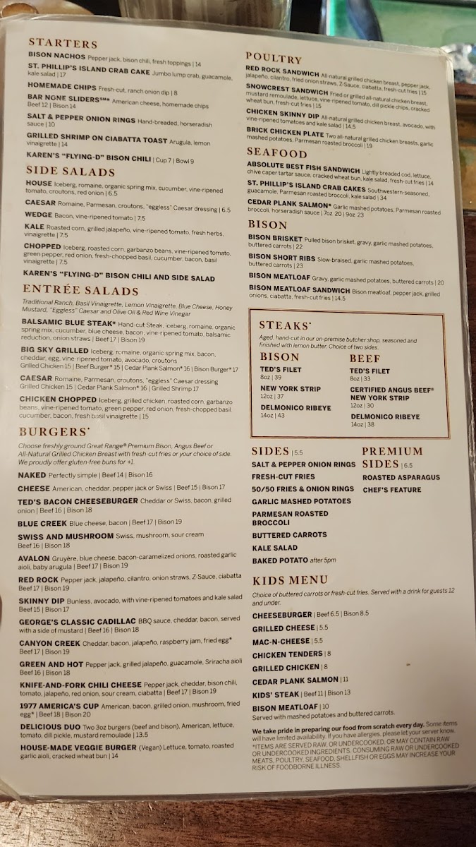 Ted's Montana Grill - 9