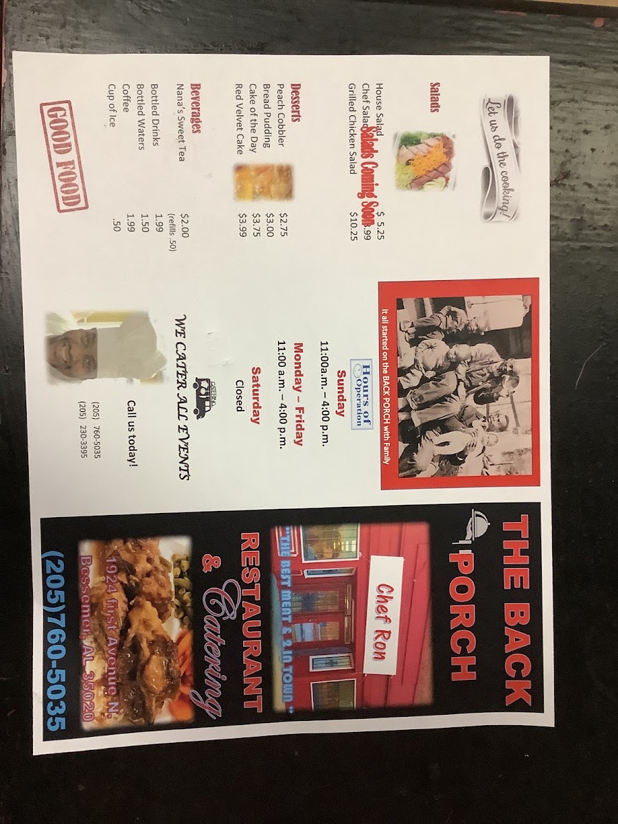 THE BACK PORCH (A CHEF RON'S PLACE) - 5