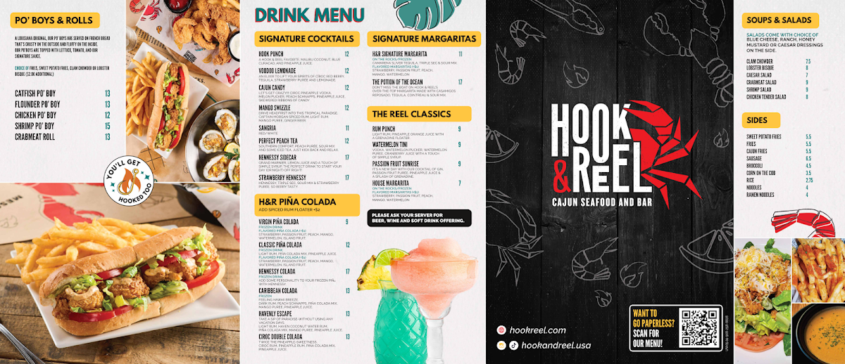 Hook & Reel Cajun Seafood & Bar - 2