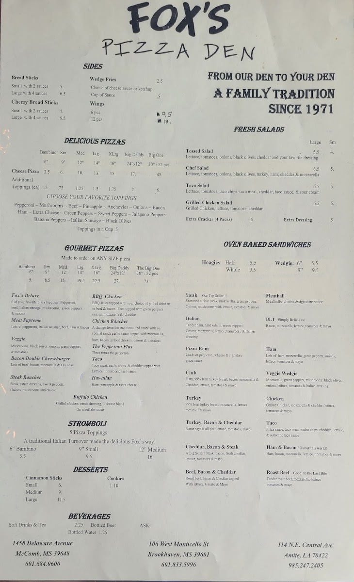 1905 Featuring Fox's Pizza Den & Southern Ground Coffee Bar - 1