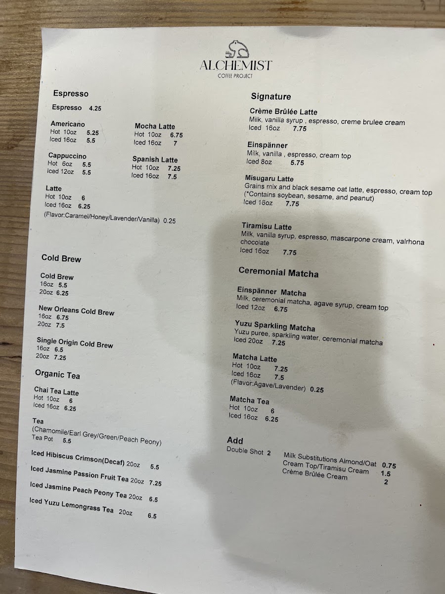 Alchemist Coffee Project at The Pearl - 1