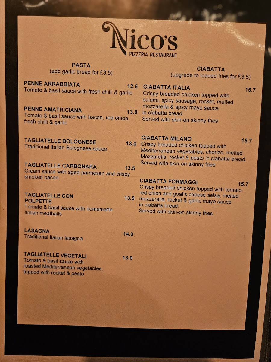 Nico's Pizzeria Restaurant - 1